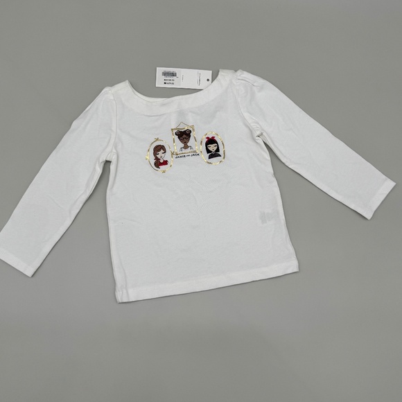 NWT Janie and Jack Long Sleeve Girls Shirt (18-24 mos.) - Picture 1 of 2